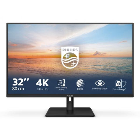 Philips Serie 1000 32E1N1800LA/00 LED display 80 cm [31.5] 3840 x 2160 Pixel 4K Ultra HD LCD Nero (31.5 INCH 4K 2 HDMI DP)