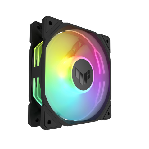 VENTILADOR ASUS TUF GAMING TR120 ARGB 3 EN 1 VENTOLA 120mm 2.000rpm 16 LED INDIRIZZABILI SINGOLARMENTE PACK 3 Pz. NERÓN 