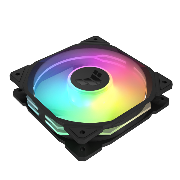 ASUS TUF GAMING TR120 ARGB FAN 3 IN 1 VENTOLA 120MM 2.000RPM 16 LED INDIRIZZABILI SINGOLARMENTE PACK 3 PZ. NERO