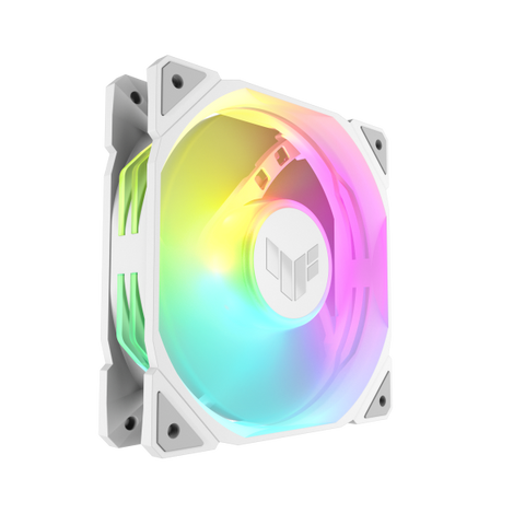 ASUS TUF GAMING TR120 ARGB FAN VENTOLA 120mm 2.000rpm 16 LED INDIRIZZABILI SINGOLARMENTE BIANCO