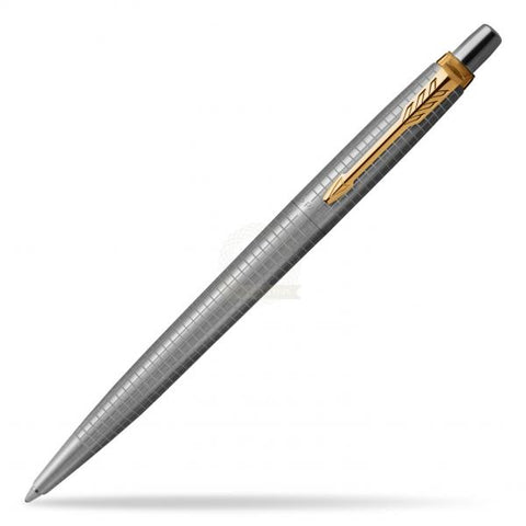 PARKER JOT SPECIAL EDITION PENNA A SFERA A SCATTO PUNTA M FUSTO CROMATO INCHIOSTRO NERO CONFEZIONE REGALO