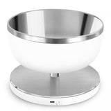 Smeg KSC01WHMWW bilancia da cucina Acciaio inox, Bianco Superficie piana Rotondo Bilancia da cucina elettronica