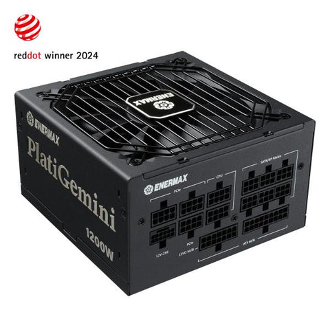 Enermax EGN1200P alimentatore per computer 1200 W 20+4 pin ATX ATX Nero (ENERMAX PlatiGemini str?mforsyning)