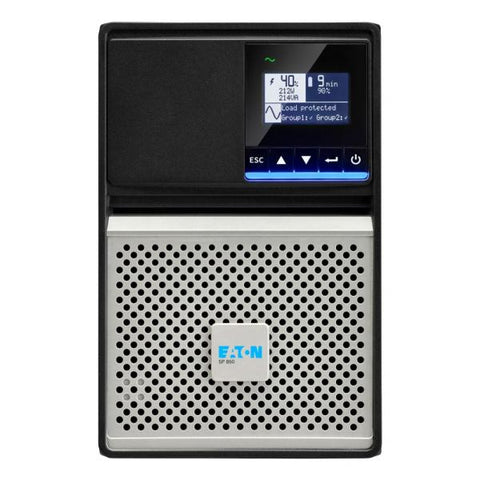 Eaton 5P 850i - Gen 2 - UPS - tower - 200/208/220/230/240 V c.a. V - 680 Watt - 850 VA - 1 fase - 7 Ah - RS-232, USB - connettori di uscita 6 - nero/argento