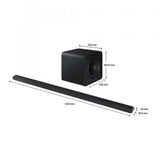 SOUNDBAR SAMSUNG SLIM ATMOS BT HW-S800D/ZF 3.1.2 WIFI HDMI