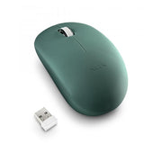 NGS FOG PRO MOUSE OTTICO WIRELESS 2.4GHz INTERFACCIA NANO USB 2 PULSANTI SILENZIOSI E ROTELLA DI SCORRIMENTO PLUG AND PLAY AMBIDESTRO 1000 DPI VERDE