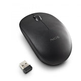NGS MOUSE WIRELESS 2.4 GHZ,CON ROTELLA, SILENZIOSO, USB NANO, NERO