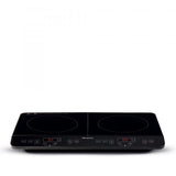 ARIETE 1998 PIASTRA A INDUZIONE DOPPIA 1500/2000W 12 LIVELLI COTTURA 5 PROGRAMMI NERO