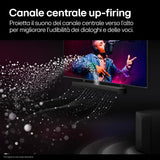 LG S70TR SOUNDBAR 5.1.1 CANALI 500 W CON SUBWOOFER WIRELESS CASSE POSTERIORI INCLUSE DOLBY ATMOS DTS:X SPEAKER CENTRALE UP-FIRING HDMI PASSTHROUGH 4K AI SOUND PRO