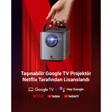 Anker Nebula Mars 3 Air Akilli Tasinabilir Wifi Kablosuz Projeksiyon Cihazi videoproiettore Modulo proiettore 400 ANSI lumen LCD 1080p (1920x1080) Nero