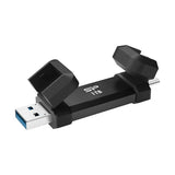 Silicon Power DS72 unità flash USB 1 TB USB Type-A / USB Type-C 3.2 Gen 2 (3.1 Gen 2) Nero