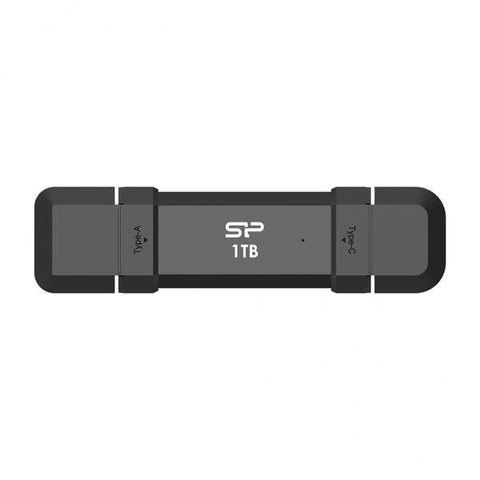 Silicon Power DS72 unità flash USB 1 TB USB Type-A / USB Type-C 3.2 Gen 2 (3.1 Gen 2) Nero