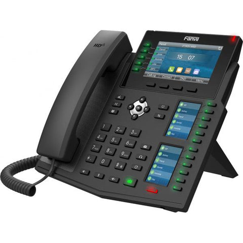 Fanvil X6U V2 telefono IP Nero 20 linee LCD Wi-Fi