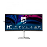 Philips 5000 series 34B2U5600C/00 Monitor PC 86,4 cm [34] 3440 x 1440 Pixel Dual QHD LCD Grigio (34B2U5600C - 34 IN WQHD CURVED - MONITOR HEIGHT ADJUSTABLE [3440X)