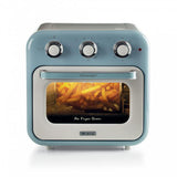 Ariete 4632 Friggitrice ad aria e forno Vintage, 1400W, 2in1, Capacità 16L, Accessori inclusi, Timer 60 minuti, Doppio vetro, Celeste