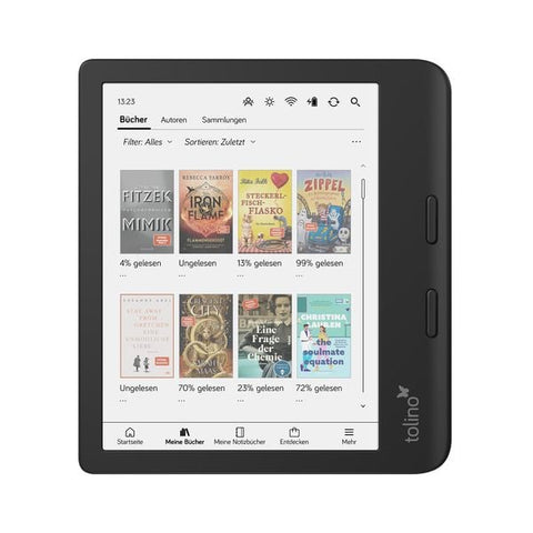 Tolino 4016621130183 lettore e-book Touch screen Wi-Fi Nero (Tolino Vision - eBook lser)