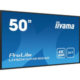 iiyama LH5041UHS-B2AG visualizador de mensajes Panel plano para señal digital 127 cm (50") LCD 500 cd/m 4K Ultra HD Nero 24/7 