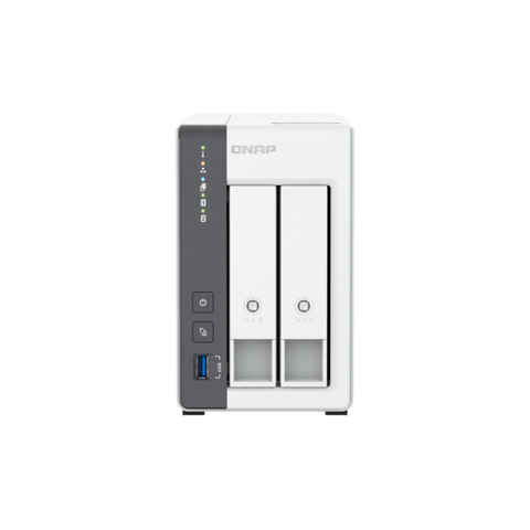 QNAP TS-216G server NAS e di archiviazione Tower Collegamento ethernet LAN Bianco Cortex-A55