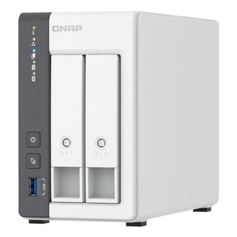 QNAP TS-216G server NAS e di archiviazione Tower Collegamento ethernet LAN Bianco Cortex-A55