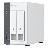 QNAP TS-216G server NAS e di archiviazione Tower Collegamento ethernet LAN Bianco Cortex-A55