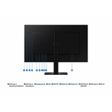 Samsung LS27D600UAU Monitor PC 68,6 cm [27] 2560 x 1440 Pixel Quad HD Nero (27IN S60UD QHD USB-C VIEWFINITY)