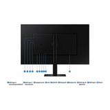 Samsung LS32D600UAU Monitor PC 81,3 cm [32] 2560 x 1440 Pixel Quad HD Nero (SAMSUNG 32IN S60UD QHD - USB-C VIEWFINITY MONITOR)