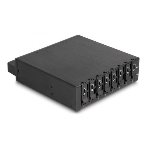 DeLOCK Rack mobile da 5.25? per 8 x M.2 NVMe SSD con connettore Slim SAS SFF-8654