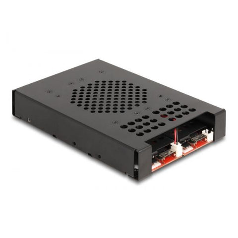 DeLOCK Rack mobile da 3.5? per 2 x M.2 NVMe SSD con connettore Slim SAS SFF-8654