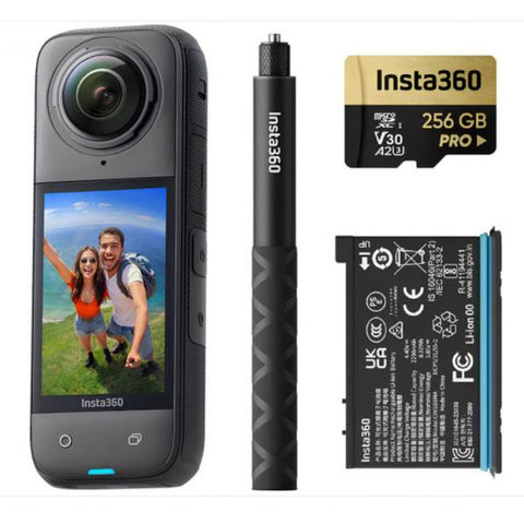 Insta360 X4 Adventure Bundle fotocamera per sport d'azione 72 MP 8K Ultra HD CMOS 25,4 / 2 mm (1 / 2") Wi-Fi 602 g