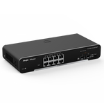 8-Port Gigabit L2 Managed Switch 8 Gigabit RJ45 Ports 2 SFP Slots Desktop Steel Case