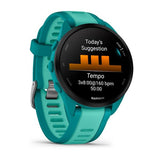 Garmin Forerunner 165 Music 3,05 cm (1.2") AMOLED Digitale 390 x 390 Pixel Touch screen Turchese GPS (satellitare)
