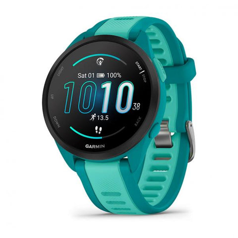 Garmin Forerunner 165 Music 3,05 cm (1.2") AMOLED Digitale 390 x 390 Pixel Touch screen Turchese GPS (satellitare)