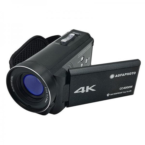 AgfaPhoto CC4000W videocamera Videocamera palmare 24 MP 4K Ultra HD Nero