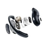 SHOKZ OpenFit Air Auricolare Wireless A clip Chiamate/Musica/Sport/Tutti i giorni Bluetooth Nero