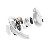 SHOKZ OpenFit Air, weiss Auricolare Wireless A clip Chiamate/Musica/Sport/Tutti i giorni Bluetooth Bianco