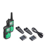 Midland XT30 PRO - Coppia Walkie Talkie PMR446 con batterie ricaricabili e cavo USB, portata fino a 6 km (MIDLAND Walkie Talkie XT30 Pro Black/G)
