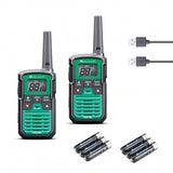 Midland XT30 PRO - Coppia Walkie Talkie PMR446 con batterie ricaricabili e cavo USB, portata fino a 6 km (MIDLAND Walkie Talkie XT30 Pro Black/G)
