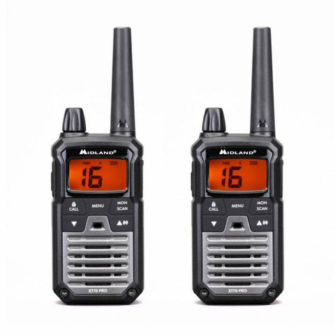 Midland XT70 ricetrasmittente 32 canali Nero (MIDLAND Walkie Talkie XT70 Pro Duo Bla)