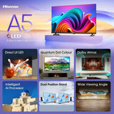 Hisense TV QLED 40" Full HD 40A5NQ