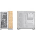Corsair CC-9011284-WW computer case Midi Tower Bamboo, Bianco (CORSAIR Geh Midi 6500X [Tempered Glass)