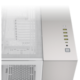 Corsair CC-9011285-WW computer case Midi Tower Grigio, Bianco (CORSAIR 6500X MID TOWER CASE WHT/GREY)