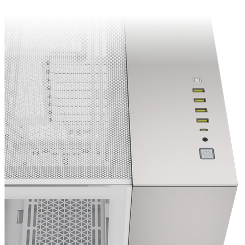 Corsair CC-9011285-WW computer case Midi Tower Grigio, Bianco (CORSAIR 6500X MID TOWER CASE WHT/GREY)