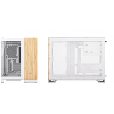 Corsair CC-9011288-WW computer case Midi Tower Bamboo, Bianco (CORSAIR 2500X MICRO ATX CASE WHT/BAMBOO)