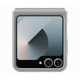 Samsung Galaxy Z Flip6 Kindsuit Case Grigia (SAM Z Flip6 Faux Leather Case Grey)