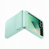 Samsung Galaxy Z Flip6 Kindsuit Case Verde (SAM Z Flip6 Faux Leather Case Mint)