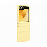 Samsung Galaxy Z Flip6 Kindsuit Case Gialla (SAM Z Flip6 Faux Leather Case Yellow)