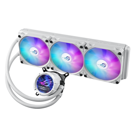 ASUS ROG Strix LC III 360 ARGB White Edition Case per computer Raffreddatore di liquidi tutto in uno 12 cm Bianco