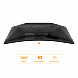 AOC G4 CQ32G4VE Monitor PC 80 cm [31.5] 2560 x 1440 Pixel Quad HD LCD Nero, Grigio (AOC Gaming CQ32G4VE - G4 Series - LED monitor - gaming - curved - 32 [31.5 viewable] - 2560 x 1440 QHD @ 180 Hz - F