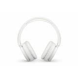 PHILIPS TAH5209WT CUFFIE OVER-EAR WIRELESS BLUETOOTH BASS+ ULTRALEGGERE CON ISOLAMENTO ACUSTICO PASSIVO MUSICA E CHIAMATE BASSI DINAMICI RICARICA USB-C BIANCO