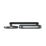 Satechi ST-Q31FM-EA Caricabatterie per dispositivi mobili Cuffie, Smartphone, Orologio intelligente Grigio, Nero USB Carica wireless Interno